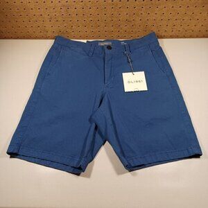 DL1961 mens solid blue Jake distressed chino shorts 31 NWT